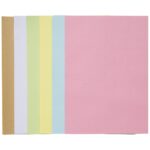 Gekleurd papier - A4 - kraft en pastel