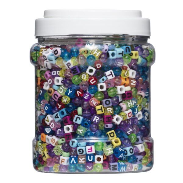 Kralenmix - letters - 2850 stuks - Afbeelding 1