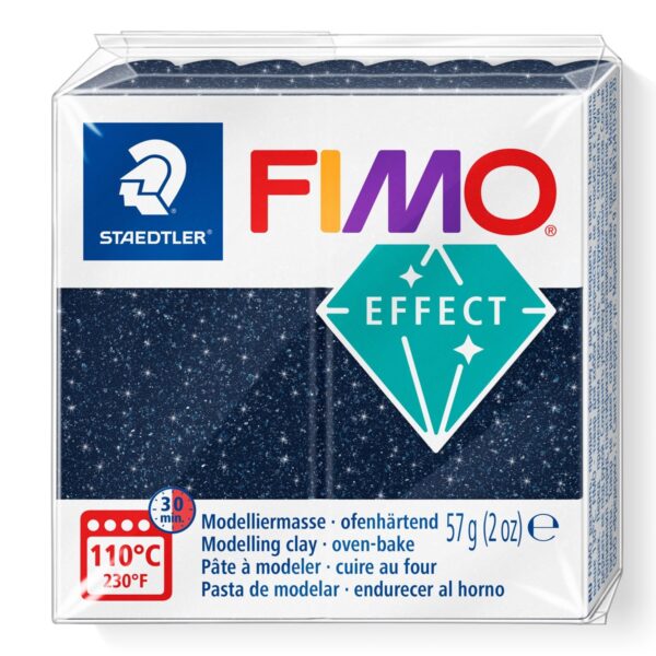 FIMO Soft Effect - 57 gram - galaxy blue - Afbeelding 1
