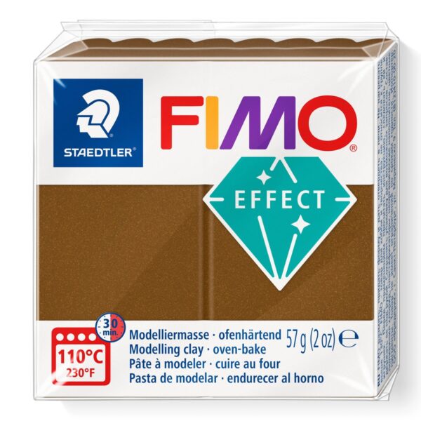 FIMO Soft Effect - 57 gram - metallic bronze - Afbeelding 1