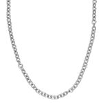 Ketting - verzilverd - 80 cm