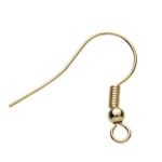 Oorhaakjes - verguld - 2 stuks