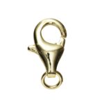 Karabijnsluitingen - verguld - 11 mm