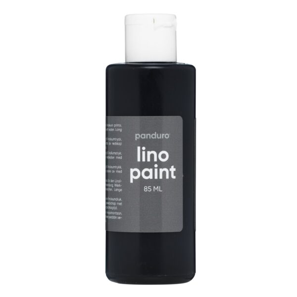 Panduro Lino Paint - 85 ml - zwart - Afbeelding 1
