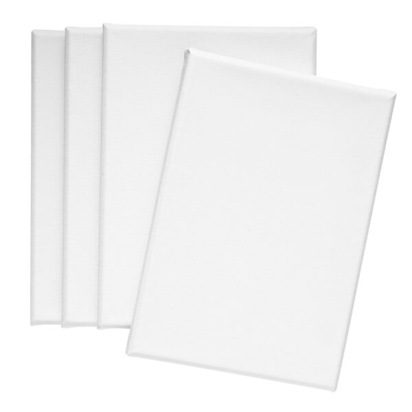 Gespannen canvasdoek - A5 - 4 stuks - Afbeelding 1