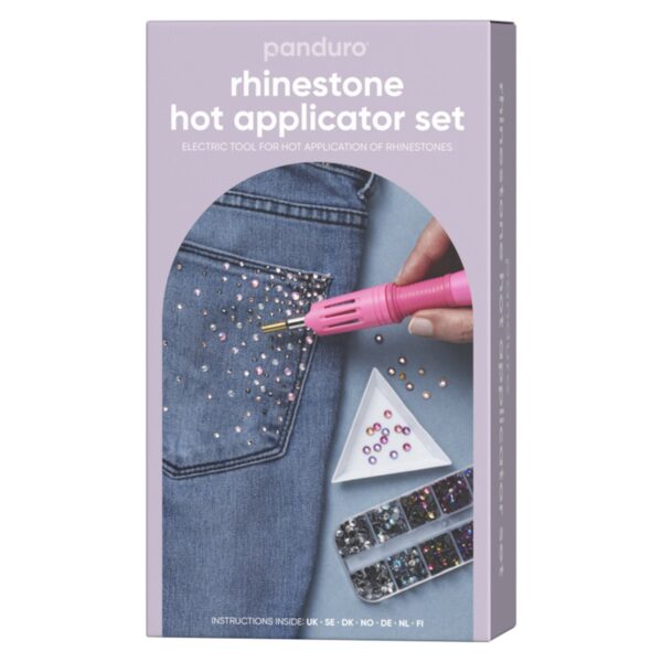 Rhinestone hot applicator + 2400 strass steentjes - Afbeelding 1