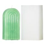 Kaarsen gietmal - siliconen - regenboog