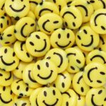 Kralenmix - acryl - klassieke smileys