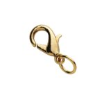 Karabijnsluitingen - 12 mm - 30 stuks - goudkleurig