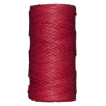 Hennep koord - 110 meter - 1 mm - rood