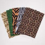 Dun vilt - 20x30 cm - 10 stuks - dierenthema