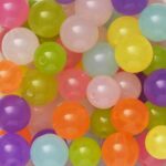 Kralenmix - 100 stuks - semi-transparant