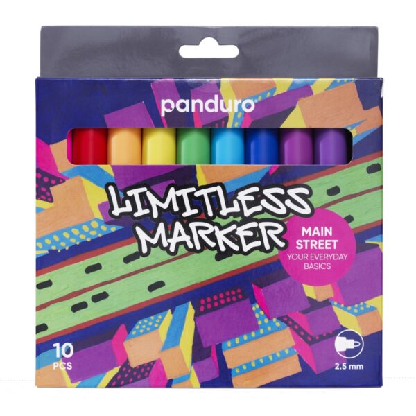 Limitless Marker M set - 10 stuks - Main Street - Afbeelding 1