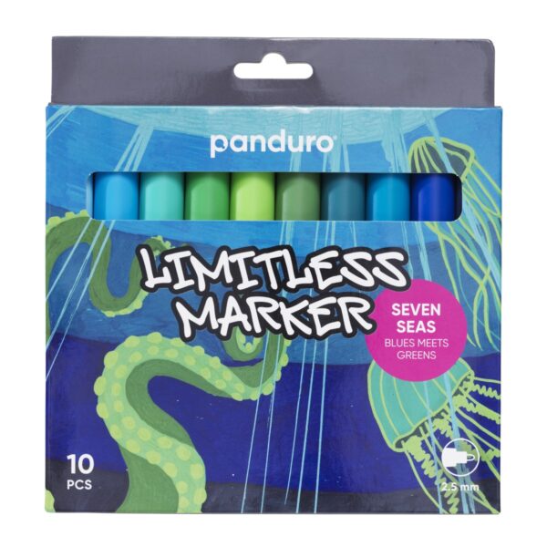 Limitless Marker M set - 10 stuks - Seven Seas - Afbeelding 1