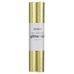 Glitterfolie zelfklevend - 2x 100 cm - goud