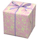Cadeaupapier - 10 meter - swirly bubblegum