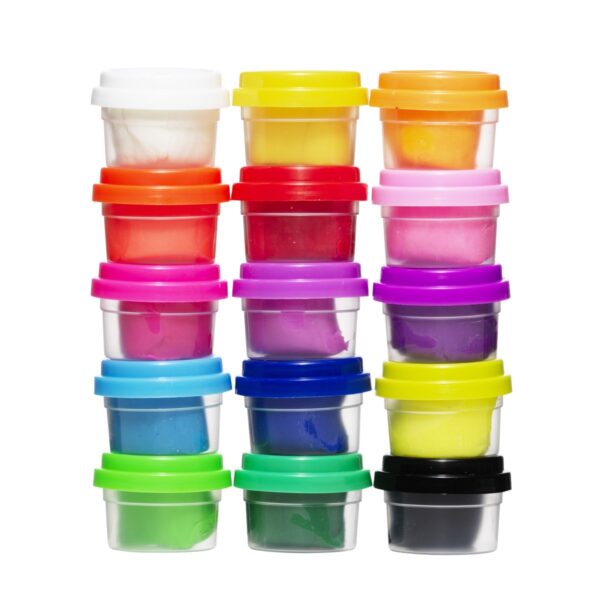 Panduro speelklei - 15 potjes - party pack - Afbeelding 1