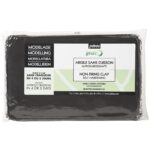 Luchtdrogende klei - 1,5 kg - zwart