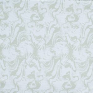 Stof katoen - 50x70 cm - swirl blauw
