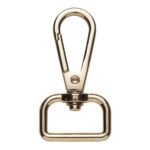 Karabijnhaak - 2,2x4,8 cm - goudkleurig