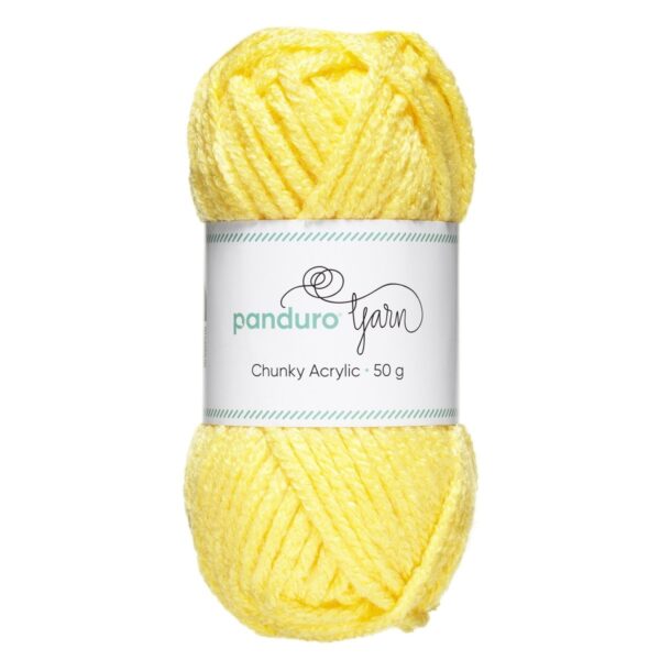Panduro garen Chunky Acrylic - lichtgeel - Afbeelding 1