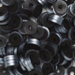 Katsuki kralen - shimmer - zwart