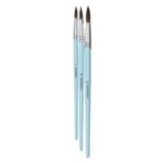 Aquarelpenselen set - 3 stuks - groot