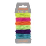 Elastisch koord - 6x 3 meter - neon