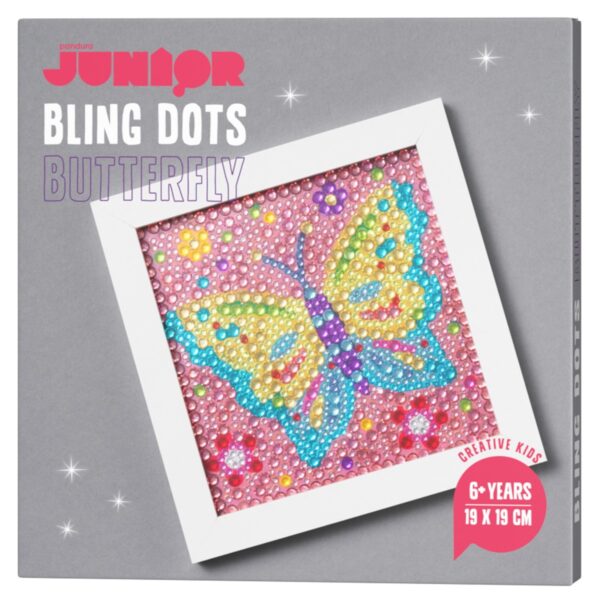Panduro Junior DIY kit - Bling Dots vlinder - Afbeelding 1