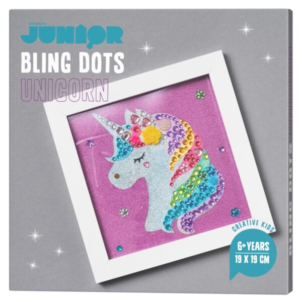 Panduro Junior DIY kit - Bling Dots eenhoorn - Afbeelding 1