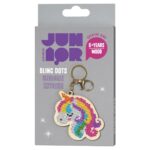 Panduro Junior DIY kit - Bling Dots eenhoorn sleutelhanger