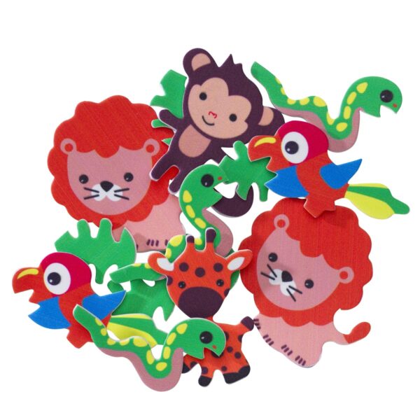 Funky Foam stickers - wild animals - Afbeelding 1
