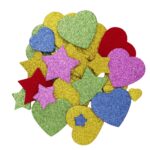 Funky Foam stickers - stars&hearts