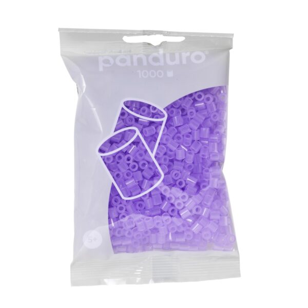 Panduro strijkkralen - 1000 stuks - 74 clear lilac - Afbeelding 1