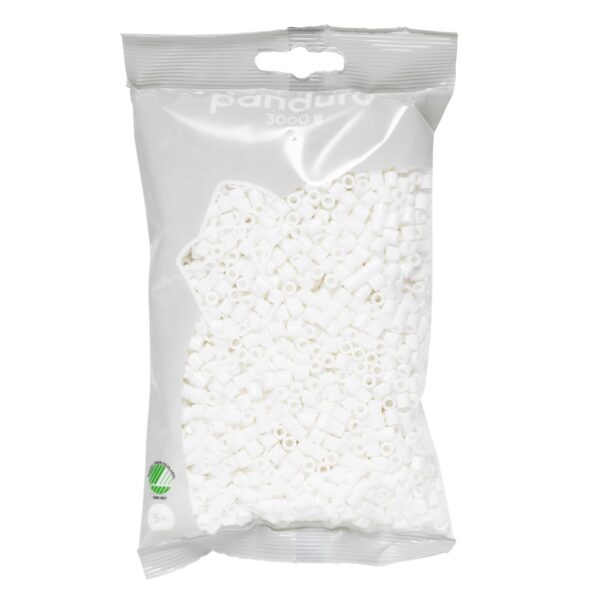 Panduro strijkkralen - 3000 stuks - 100 white - Afbeelding 1