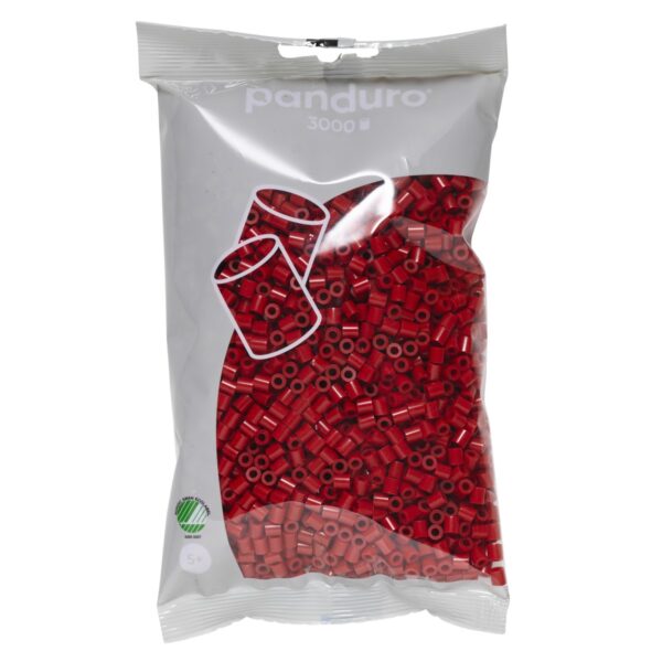 Panduro strijkkralen - 3000 stuks - 104 dark red - Afbeelding 1