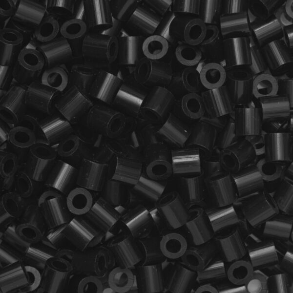Panduro strijkkralen - 6000 stuks - 109 black - Afbeelding 1