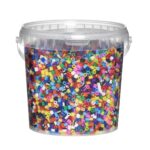 Panduro strijkkralen - 10.000 stuks - 114 mix stripes basic