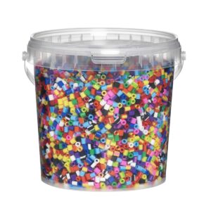 Panduro strijkkralen - 10.000 stuks - 114 mix stripes basic