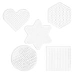 Panduro strijkkralen - onderplaten klein - 5 stuks