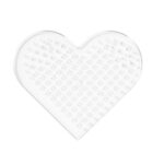 Panduro strijkkralen - onderplaat hart - klein