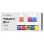 Hobbylak glans set - 8x 20 ml - basis