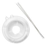 Elastisch sieradendraad + 3 parelnaalden