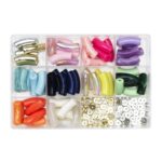 Kralenmix bamboostijl - kleurrijk