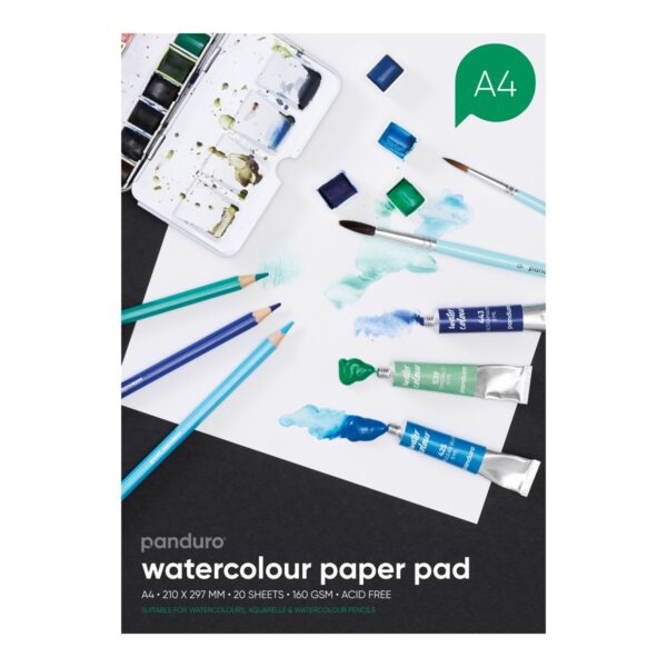 Panduro blok aquarelpapier - A4 - Afbeelding 1
