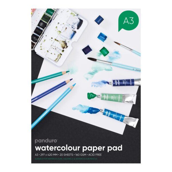 Panduro blok aquarelpapier - A3 - Afbeelding 1