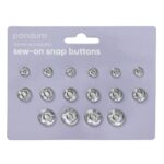 Drukknopen - 8,5-15 mm - zilverkleurig