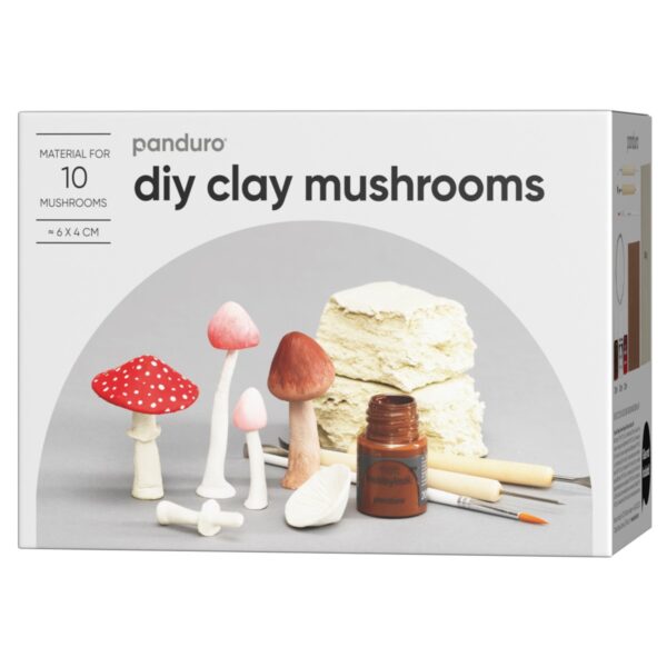 Panduro DIY kit - Clay Mushrooms - Afbeelding 1