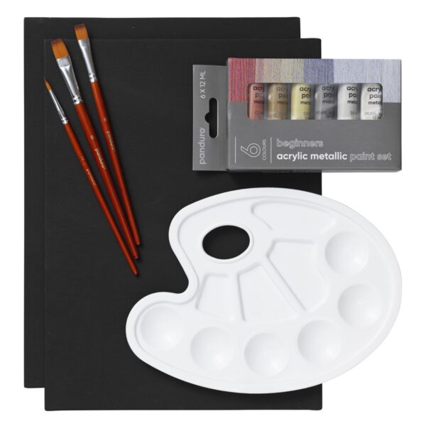 Panduro Starter kit - metallic acrylverf - Afbeelding 1