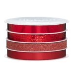 Cadeaulint - 4x 5 meter - rood